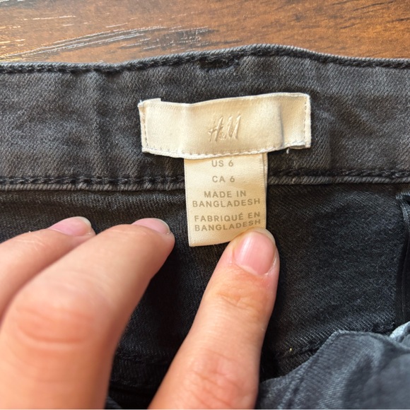 Black Jean Shorts - Picture 3 of 3